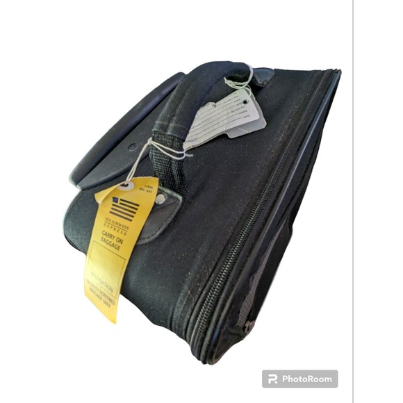 Embark Blue Rolling Suitcase Carry On Baggage Luggage 24X13X9 Zipper Travel - Picture 4 of 11